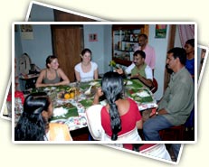 FOOD WITH TRADITIONAL FAMILY